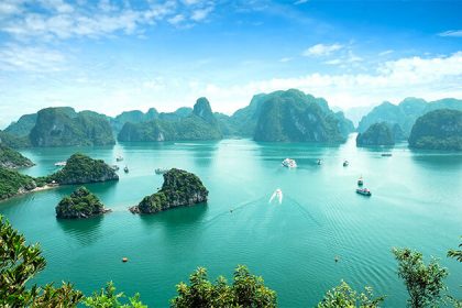 Halong Bay best place to travel in Vietnam Cambodia Laos tour from India