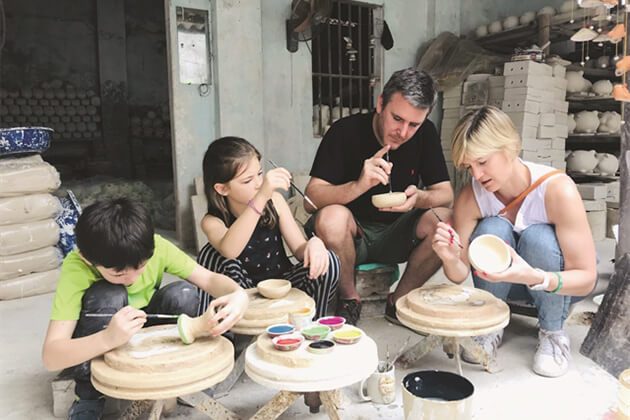 discover Bat Trang Ceramic Village from Vietnam Cambodia Laos trip