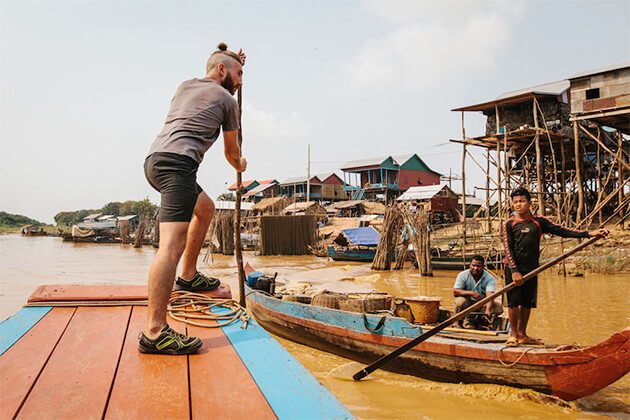 explore Tonle Sap Lake in Cambodia holiday tour from India