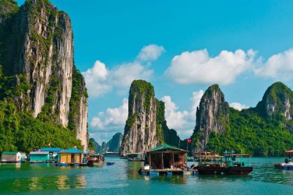 floating village in halong bay