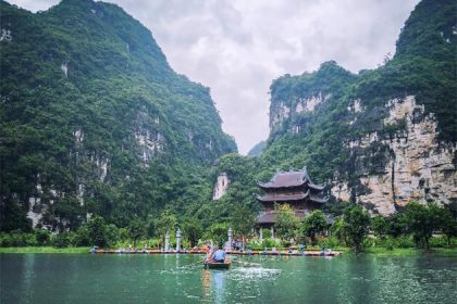 stunning view of Ninh Binh, best place to visit in Vietnam Cambodia Laos tour