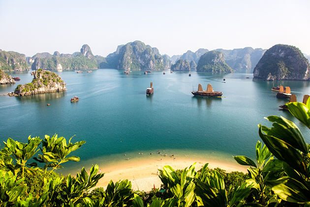 the wonderful Halong Bay